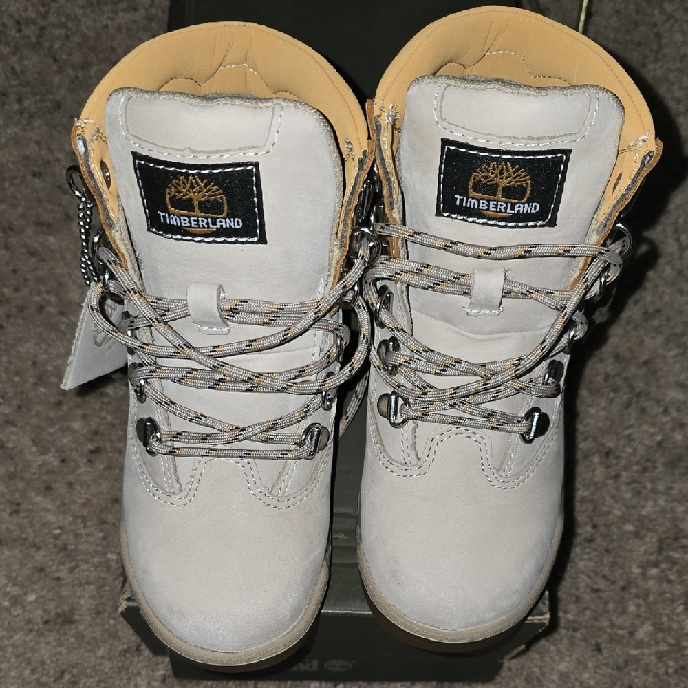 Timberland Kids Boots - Light Gray and Beige